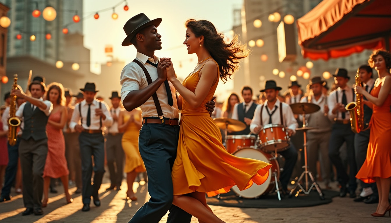découvrez le lindy hop, une danse jazz dynamique et pleine de vie, née à harlem dans les années 1920. dans cet article, nous vous proposons une définition complète de cette danse emblématique, ses origines, son évolution, ainsi que ses caractéristiques uniques qui font de chaque danse un moment inoubliable.
