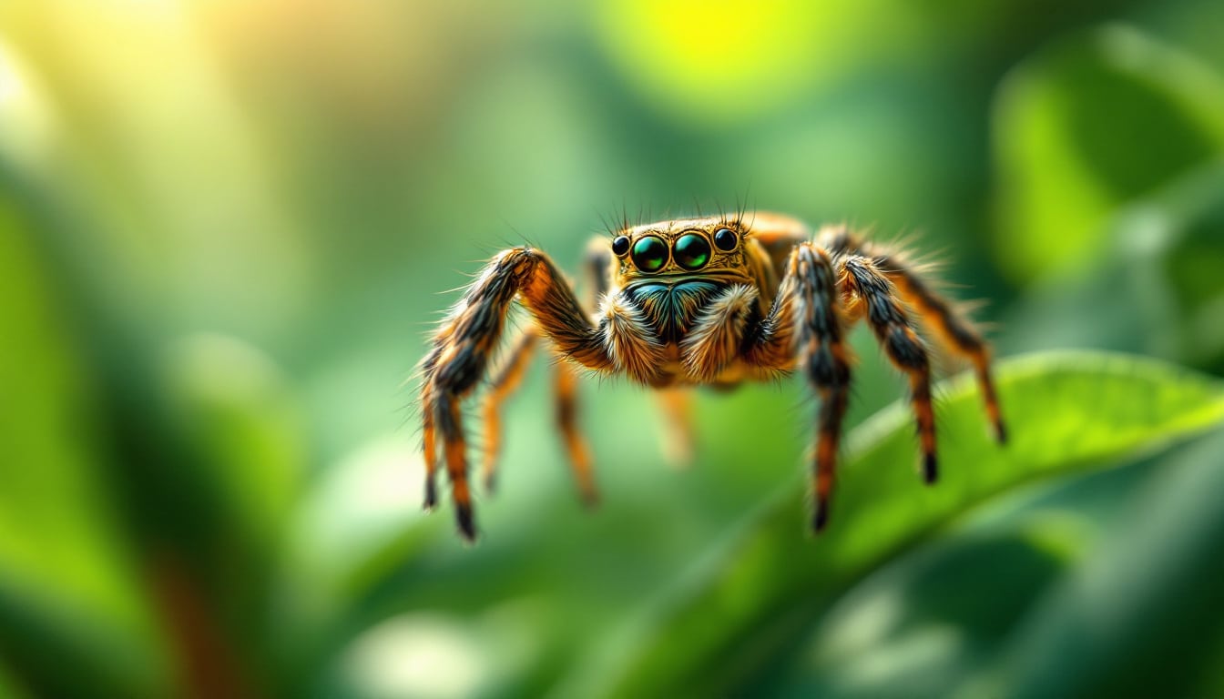 découvrez tout sur les araignées sauteuses, de leur définition à leurs caractéristiques fascinantes. apprenez comment ces acrobates du monde arachnéen captivent par leur agilité et leur comportement unique.