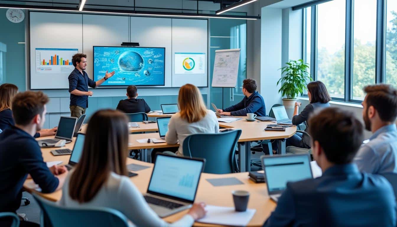 découvrez la définition de la formation synchrone et explorez ses avantages dans l'apprentissage en temps réel. apprenez comment cette méthode interactive favorise l'engagement et les échanges immédiats entre formateurs et apprenants.