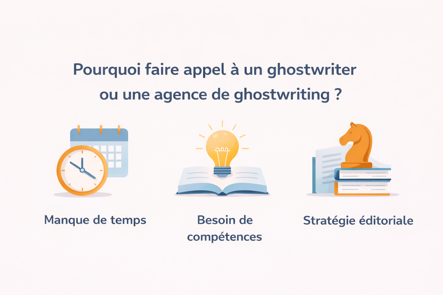 Pourquoi faire appel à un ghostwriter