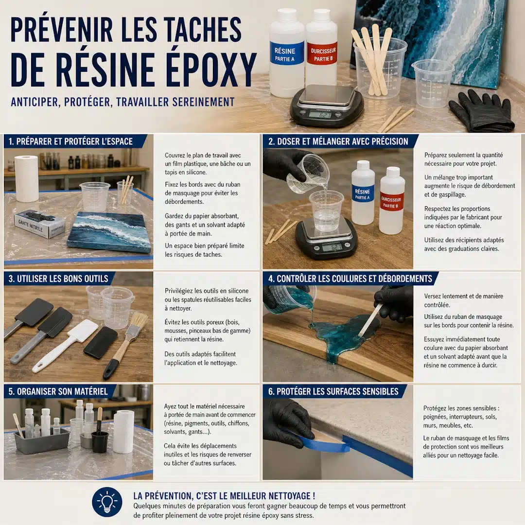 prévenir les tâches